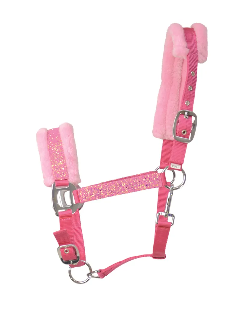 Hy Equestrian Dazzle Head Collar - Powder Pink